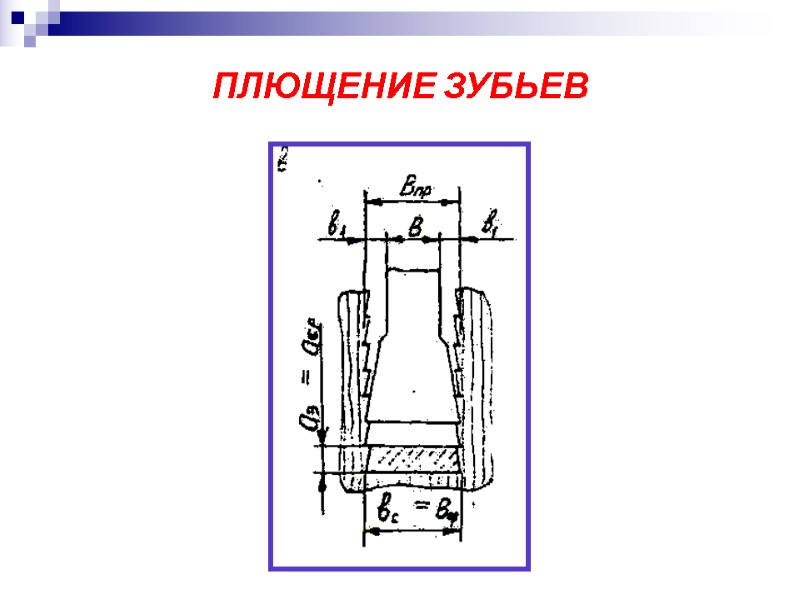 ПЛЮЩЕНИЕ ЗУБЬЕВ